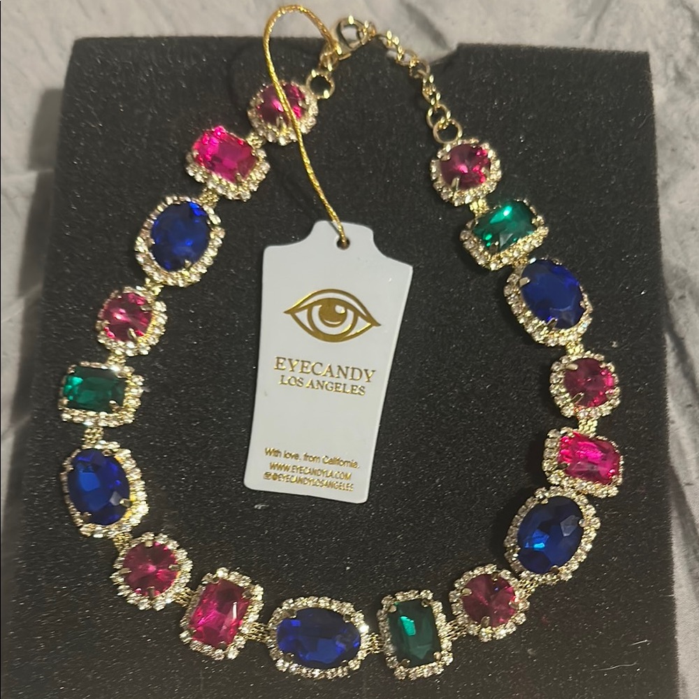 Eye Candy Vibrant Jewel Necklace